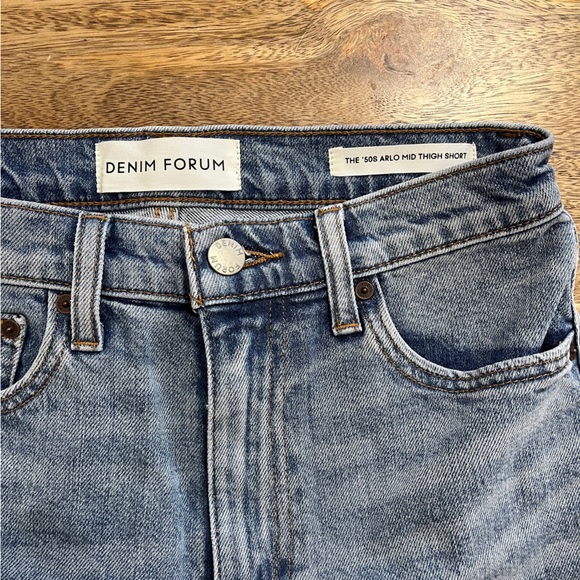 Aritzia Denim Thigh Shorts - Picture 5 of 5